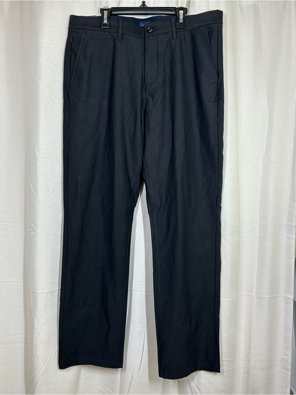 J. Crew 770 Straight Performance Pants Black 4 Way Stretch Size 34/30 New